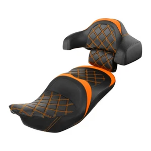 Driver & Passenger Seat Backrest Fit For Indian Roadmaster Springfield 2017-2023 - Picture 1 of 12