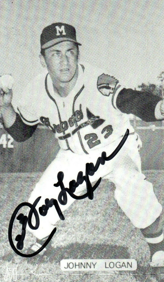 Autogramm - Johnny Logan (Baseball) - Bild 1 von 1