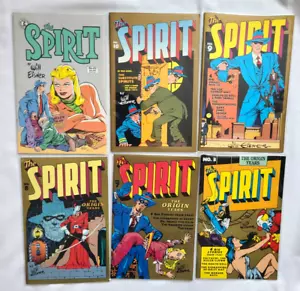 The Spirit *Origin Years * 6 Issues , #10, #9,#8, #7, #3 & #82 * by Will Eisner - Picture 1 of 5