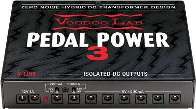 Pedal de laboratorio Voodoo Power 3 efectos de guitarra usado pedalera fuente de alimentación Foto 1 de 3