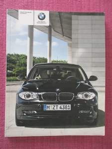 (2009 PRINT) BMW 1 SERIES 3 DOOR & 5 DOOR (2007 - 2011) HANDBOOK - OWNERS MANUAL - Picture 1 of 2