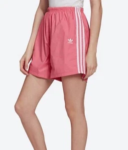 Pantalones Cortos Adidas Adicolor Ripstop Rosa Para Mujer Talla 6 TOTALMENTE NUEVOS - Imagen 1 de 7