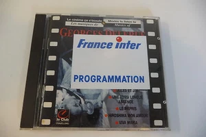 ORIGINAL SOUNDTRACKS GEORGES DELERUE CD FRANCE INTER PROGRAMMATION STICKER. - Imagen 1 de 4