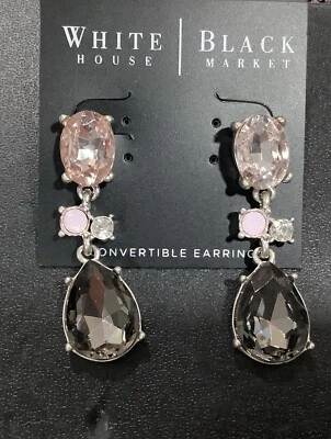White House Black Market Smoked / Pink  earrings  NWTS - Image 1 of 3