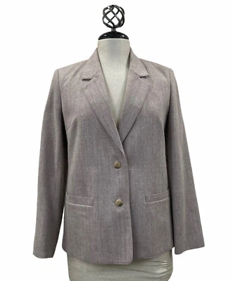 Blazer Edinburgh Woollen Mills Vintage Años 80 Gran Bretaña Lana Academia Talla 12 Foto 1 de 4