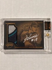 2014 Topps Dynasty Hisashi Iwakuma On Card Auto / Patch # /10 Mariners **READ** - Picture 1 of 5
