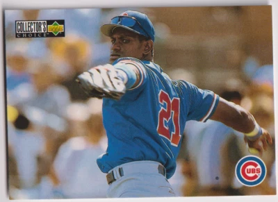 1996 Upper Deck Collector's Choice #403 Sammy Sosa CL Chicago Cubs - Image 1 of 2