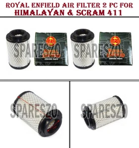 Royal Enfield Air Filter 2 PC "HIMALAYAN & SCRAM 411" / Express Shipping - Picture 1 of 9