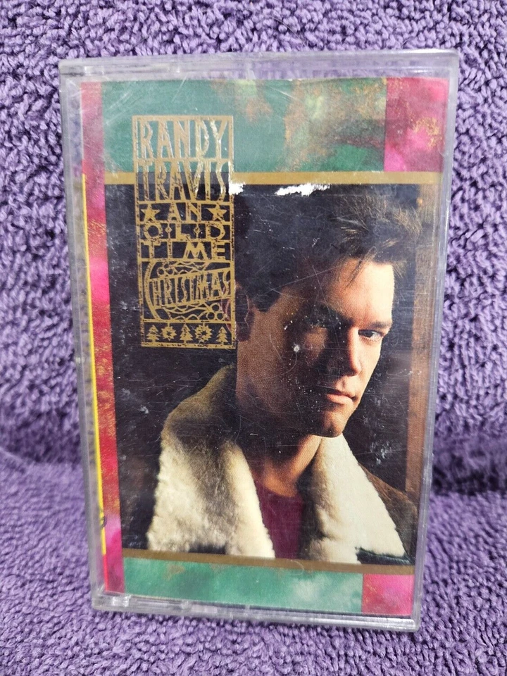 Randy Travis An Old Time Christmas RETRO  audio music holiday Cassette Tape L@@K - Image 1 of 4