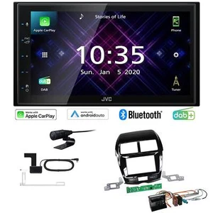JVC Autoradio Apple CarPlay Android  DAB+ für Peugeot 4008 Typ B ab 2012 piano - Bild 1 von 8