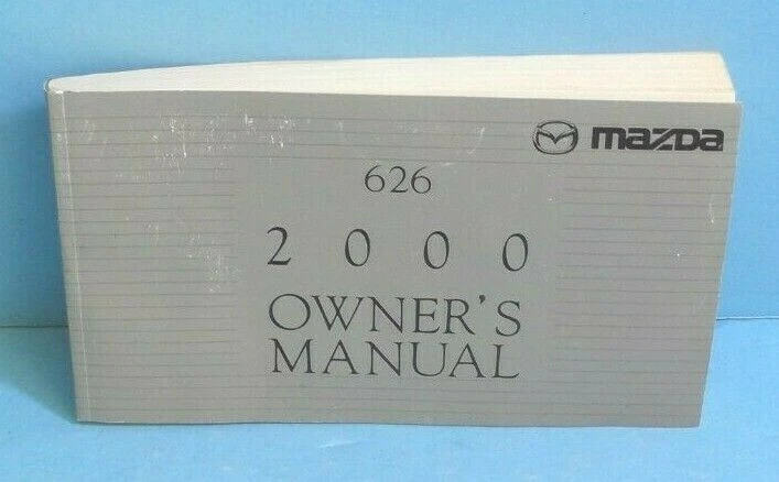 00 2000 Mazda 626 manual del propietario  Foto 1 de 1