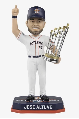 Jose Altuve 2022 WORLD SERIES CHAMPIONS Bobblehead Houston Astros NIB Cover