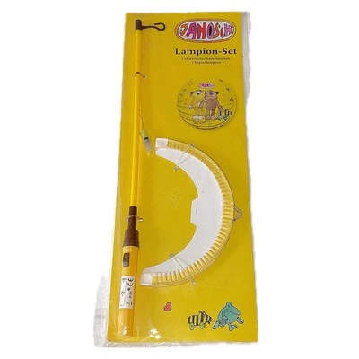 Janosch Lampion Set Laterne mit Laternen Stab Kinder elektronisch Rarität - Bild 1 von 3