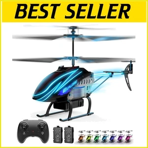Durable Kids RC Helicopter - 30 Mins Flight, Easy Controls & Bright LED Display - Picture 1 of 11