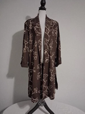 Chaqueta Abrigo Cato Marrón Talla 26/28 Foto 1 de 4