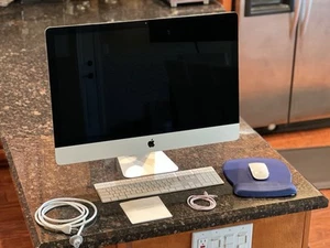 Apple iMac (Retina 5K, 27-inch, Late 2015) Core i5 32GB RAM 1 TB SSD ACCESSORIES - Picture 1 of 24