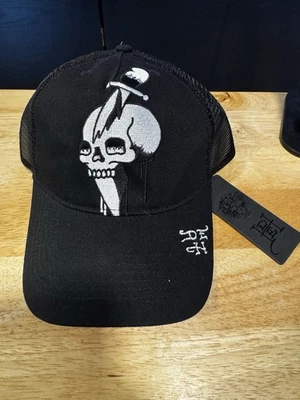 Gorra de camionero Ed Hardy para hombre color negro nueva Foto 1 de 3