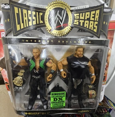 Jakks WWE Classic Superstars Degeneration X Shawn Michaels Triple H DX Exclusive - Image 1 of 2