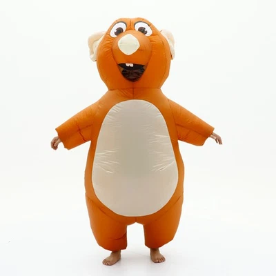 Mono Ratón 7 pies Disfraz Inflable Adulto Cuerpo Completo Divertido Juegos con disfraces Traje de Fiesta Foto 1 de 4