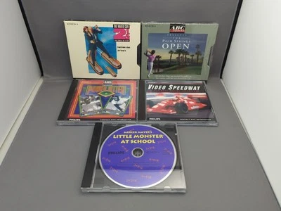 * Philips CD-i 5 Item Lot Naked Gun, Palm Springs, Power Hitter, Video Speedway, - Image 1 of 2