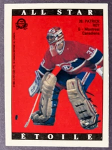 1989-90 O-Pee-Chee All-Star Stickers #28 Patrick Roy Montreal Canadiens - Picture 1 of 2