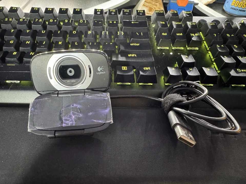Logitech C615 HD 1080p Autofocus USB Webcam Foldable Design – Never Used - Image 1 of 4