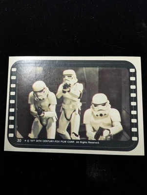 Storm Troopers 1977 Topps Star Wars Sticker Card No. 30 - Image 1 of 4
