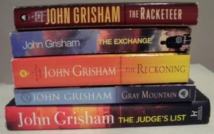 5 John Grisham Novels; 4 Paperbacks; 1 Hard Back - Picture 1 of 1
