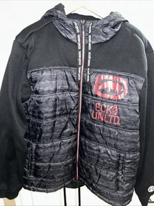 ECKO Unltd. Full Zip Hoodie Jacket Black Size XXL-used! - Picture 1 of 8
