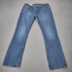 Levis 527 Jeans Low Bootcut Blau Denim Y2K Vintage Western Cowboy Herren 34x34 - Bild 1 von 14