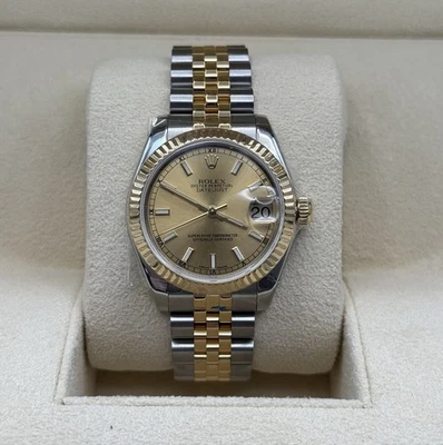 Rolex Datejust 178273 Gold and Silver Jubilee Bracelet with Gold Bezel - Image 1 of 4