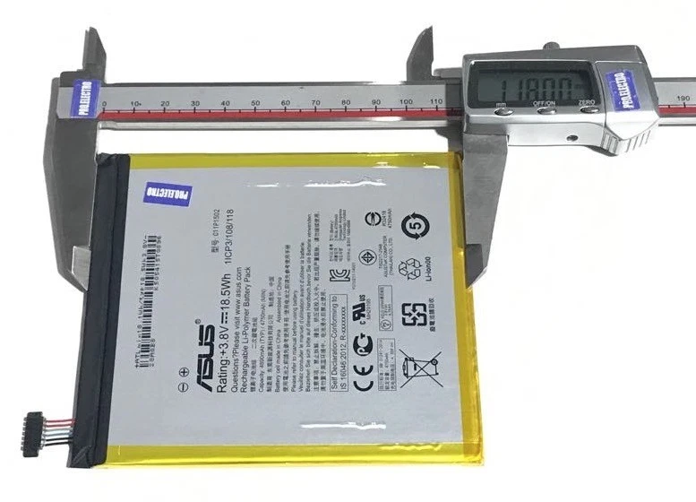 Batteria Asus Tablet Z300C P023 1ICP3/108/118 C11PP21 Z300CNL Z300CN - Immagine 1 di 2