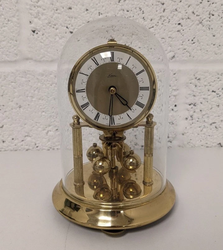 Kern Germany Carriage Clock Mechanical Glass Dome - Untested  - Image 1 of 4