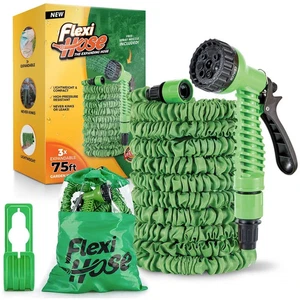 Flexi Hose Expandable Garden Hose - Heavy Duty Water Hose, 23 Metres, 75ft, - Picture 1 of 5