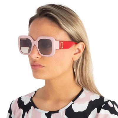 Gafas de sol Marc Jacobs marrón cuadradas para dama MARC 647/S 0C48/HA 53 MARC 647/S Foto 1 de 4