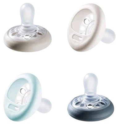 Tommee Tippee Breast-Like Pacifier, 0-6 Months, Symmetrical Design, Natural Brea - Image 1 of 2