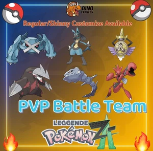 Steel Strike PVP Team🔥Pokemon Legends ZA Z-A Shiny/Regular 6IV Pokémon 🚀 - Picture 1 of 9