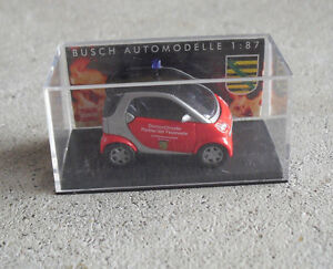 Busch HO 1:87 Smart City Coupe Saarland Car 489312 NIP