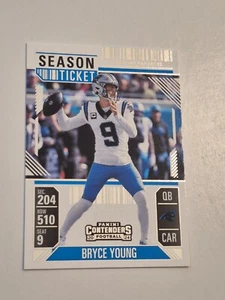 2024 Panini Contenders #14 Bryce Young Season Ticket Carolina Panthers - Picture 1 of 2