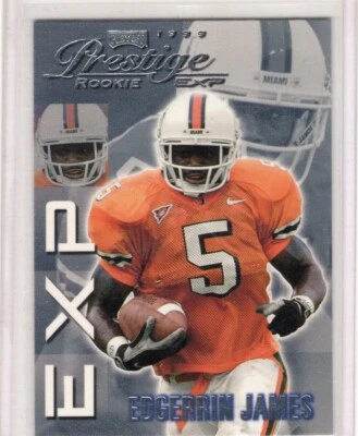 1999 Playoff Prestige EXP Rookie Edgerrin James #EX37 Rookie RC HOF - Image 1 of 2