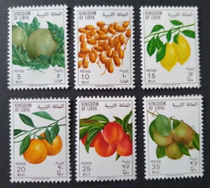 1969 KINGDOM OF LIBYA SET FRUITS VF MNH - Picture 1 of 1