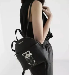 Karl Lagerfeld Bag/karl Lagerfeld Bag pack/black Bag Pack - Picture 1 of 8