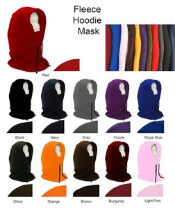 Balaclava Ski Mask 1 hole Full Face Beanie Winter Hat Cap Fleece Trapper Outdoor - Picture 1 of 27