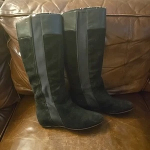TSUBO GALENA WOMEN BOOTS SUEDE BLACK US 9 /UK 7.5 /EU 40 /JP 26 - Picture 1 of 6