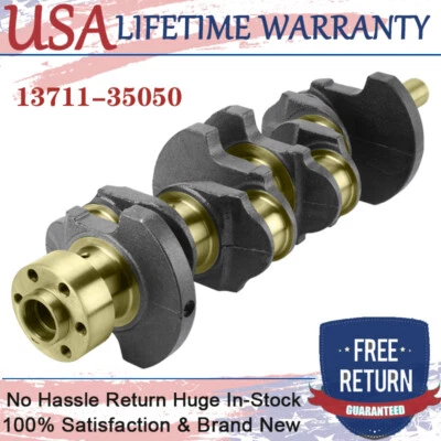 Crankshaft For Toyota 4Runner Pickup Celica Corona 2.2L & 2.4L 20R 22R 1984-1995 - Image 1 of 4