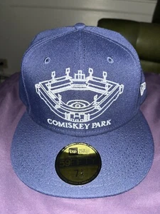 White Sox New Era Fitted 7 1/2 Comiskey Park Grandstand Hat - Picture 1 of 5
