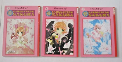 The Art of Cardcaptor Sakura Books 1-3 Vintage Clamp Art Books paperbacks Foto 1 de 4