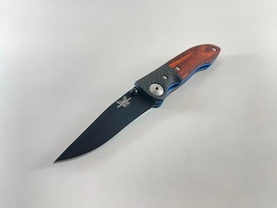 Benchmade 690 Elishewitz 690BT New W/Box Allen Elishewitz Wood / Carbon Fiber - Image 1 of 4