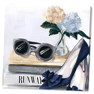  Fashion and Glam Wall Art Canvas Prints 'Her Collection' Home 30L" x 30W" - Picture 1 of 8