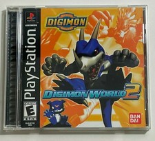 BLACK LABEL ORIGINAL AUTHENTIC PLAYSTATION PS1 GAME DIGIMON WORLD 2 BANDAI